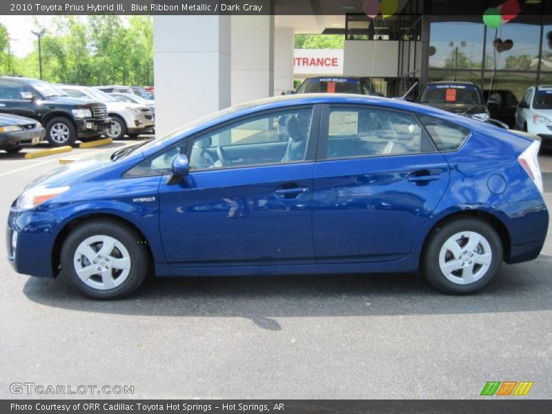 Blue Ribbon Metallic / Dark Gray 2010 Toyota Prius Hybrid III
