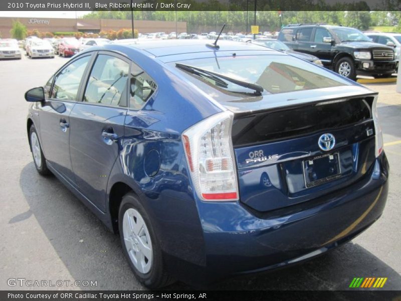 Blue Ribbon Metallic / Dark Gray 2010 Toyota Prius Hybrid III
