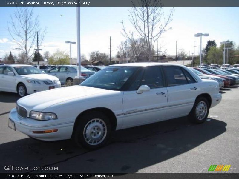 Bright White / Gray 1998 Buick LeSabre Custom