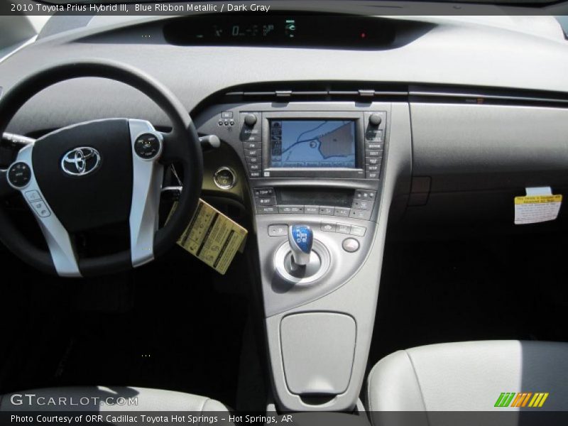 Blue Ribbon Metallic / Dark Gray 2010 Toyota Prius Hybrid III