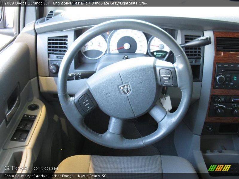 Bright Silver Metallic / Dark Slate Gray/Light Slate Gray 2009 Dodge Durango SLT