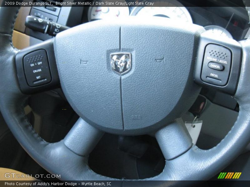 Bright Silver Metallic / Dark Slate Gray/Light Slate Gray 2009 Dodge Durango SLT