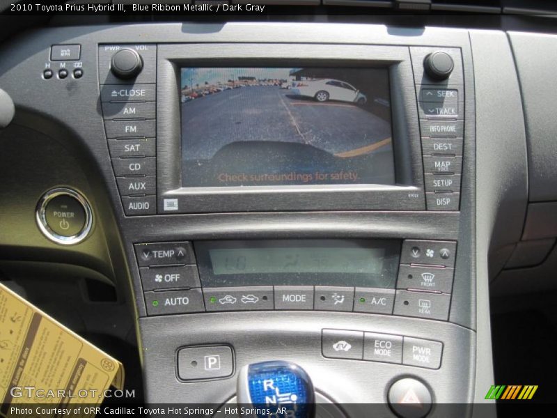 Blue Ribbon Metallic / Dark Gray 2010 Toyota Prius Hybrid III