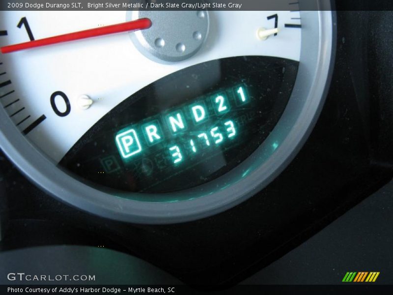 Bright Silver Metallic / Dark Slate Gray/Light Slate Gray 2009 Dodge Durango SLT
