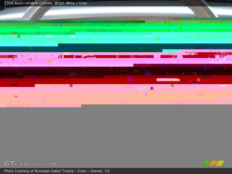 Bright White / Gray 1998 Buick LeSabre Custom