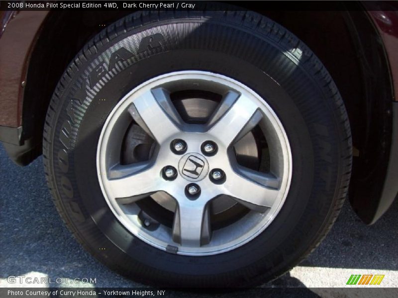 Dark Cherry Pearl / Gray 2008 Honda Pilot Special Edition 4WD