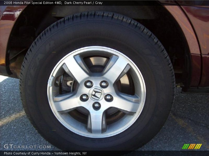 Dark Cherry Pearl / Gray 2008 Honda Pilot Special Edition 4WD
