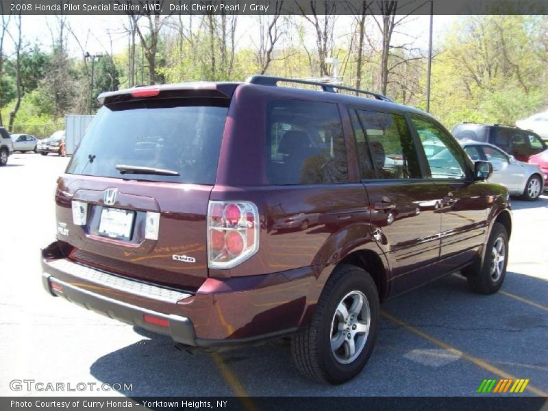 Dark Cherry Pearl / Gray 2008 Honda Pilot Special Edition 4WD