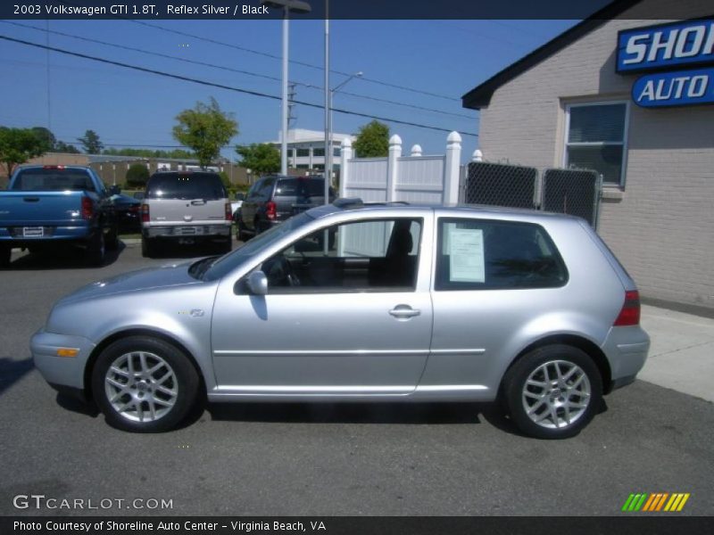 Reflex Silver / Black 2003 Volkswagen GTI 1.8T