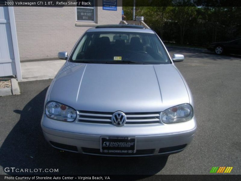 Reflex Silver / Black 2003 Volkswagen GTI 1.8T