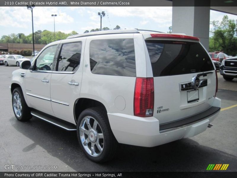White Diamond / Cashmere/Cocoa 2010 Cadillac Escalade Hybrid AWD