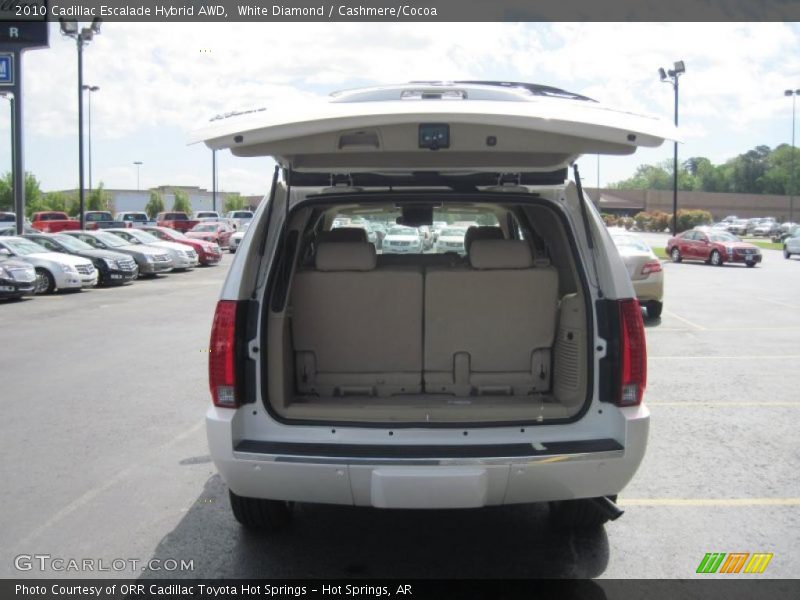 White Diamond / Cashmere/Cocoa 2010 Cadillac Escalade Hybrid AWD