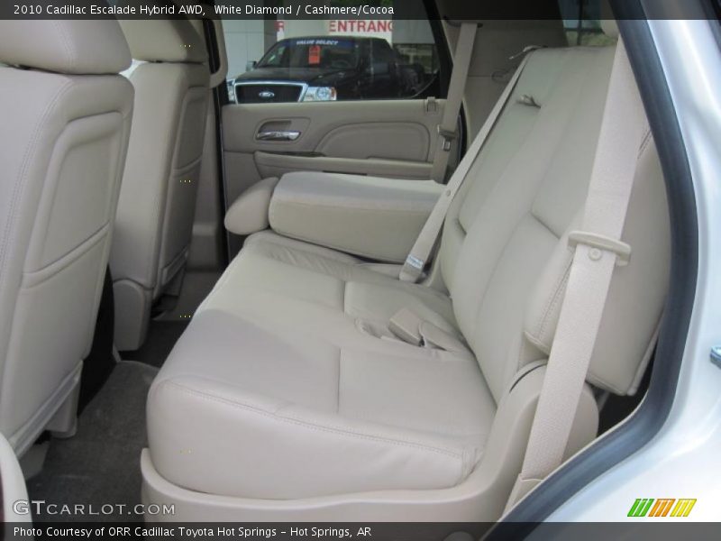 White Diamond / Cashmere/Cocoa 2010 Cadillac Escalade Hybrid AWD