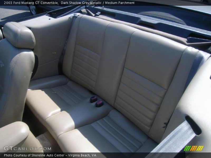 Dark Shadow Grey Metallic / Medium Parchment 2003 Ford Mustang GT Convertible