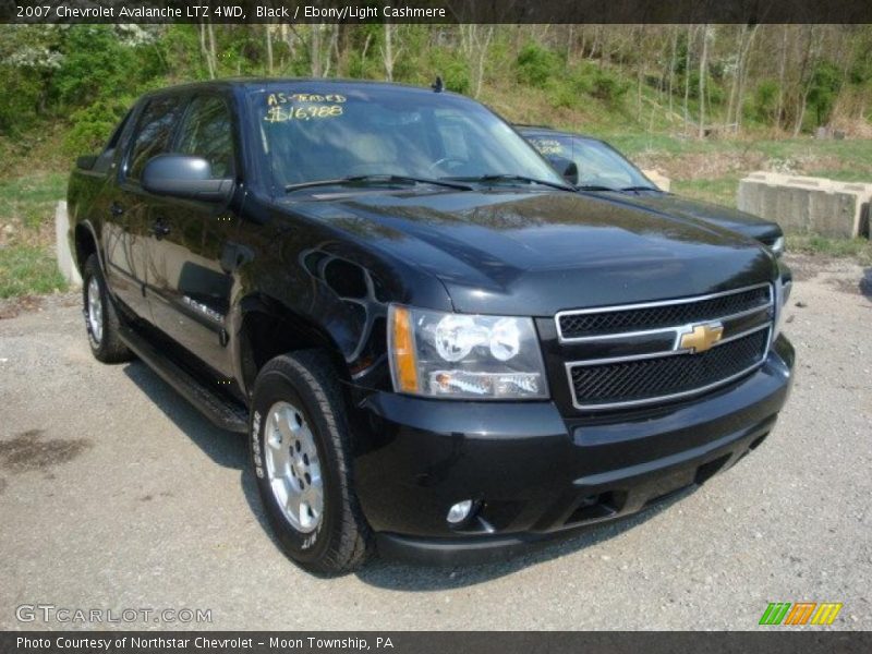 Black / Ebony/Light Cashmere 2007 Chevrolet Avalanche LTZ 4WD