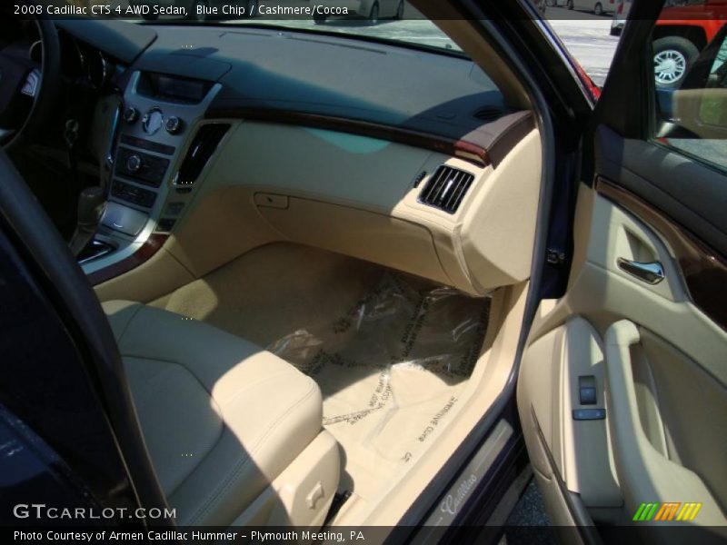 Blue Chip / Cashmere/Cocoa 2008 Cadillac CTS 4 AWD Sedan