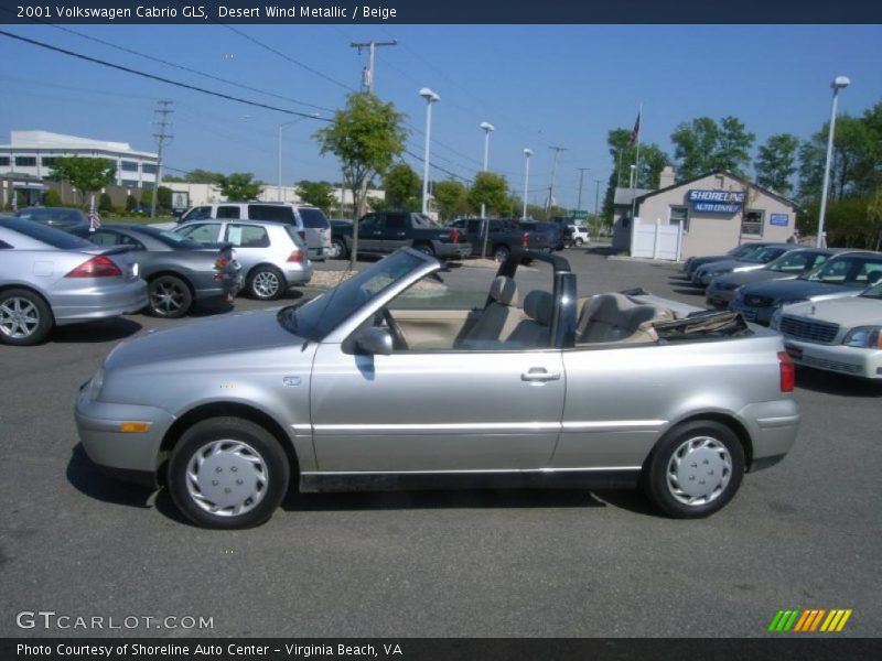 Desert Wind Metallic / Beige 2001 Volkswagen Cabrio GLS