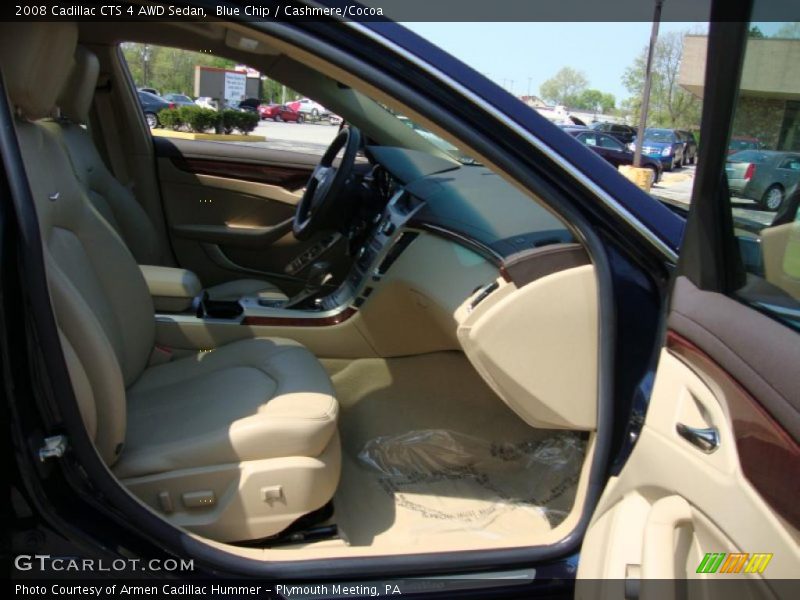 Blue Chip / Cashmere/Cocoa 2008 Cadillac CTS 4 AWD Sedan