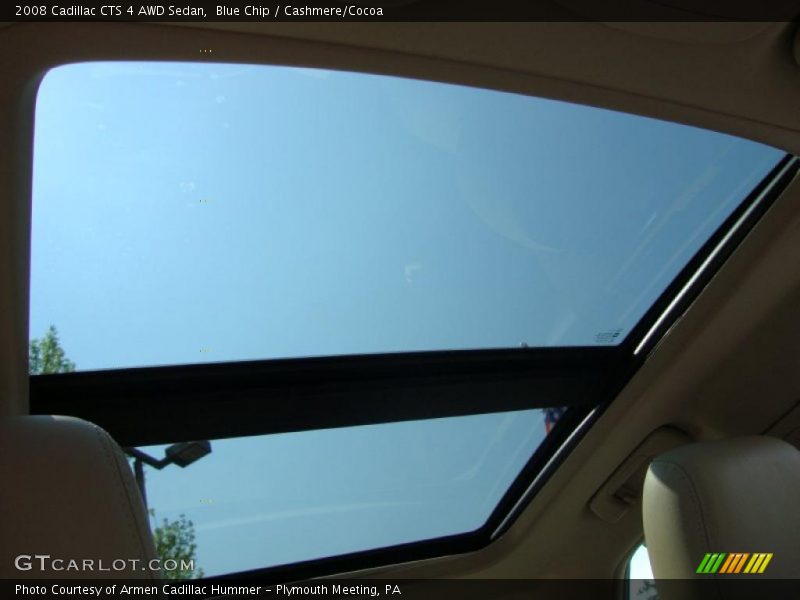 Blue Chip / Cashmere/Cocoa 2008 Cadillac CTS 4 AWD Sedan