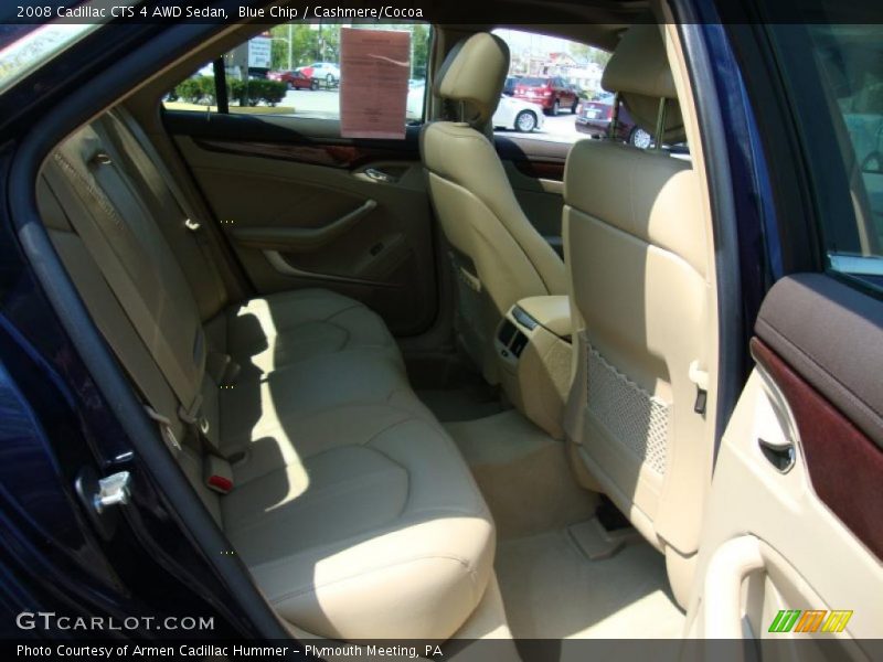 Blue Chip / Cashmere/Cocoa 2008 Cadillac CTS 4 AWD Sedan