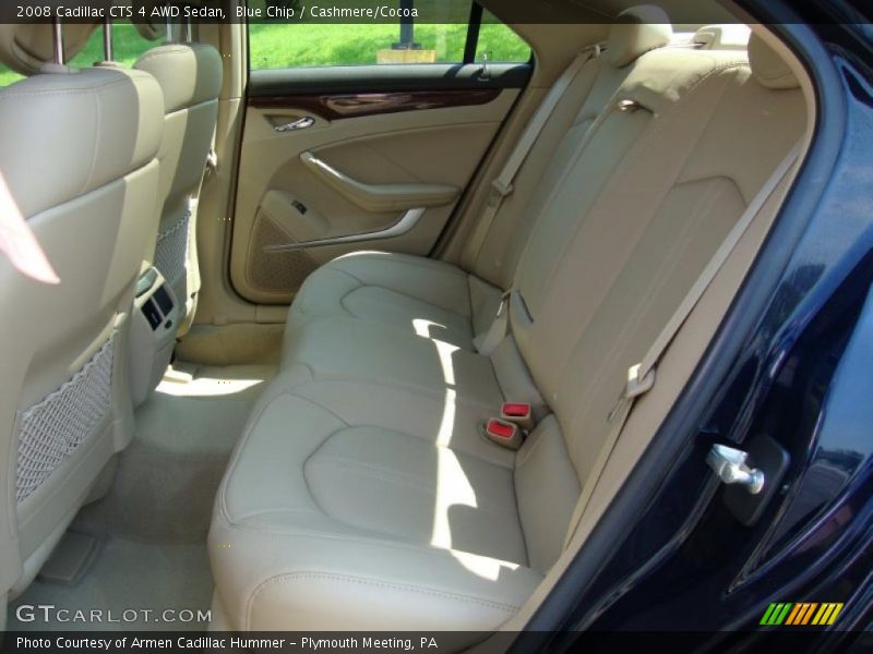 Blue Chip / Cashmere/Cocoa 2008 Cadillac CTS 4 AWD Sedan