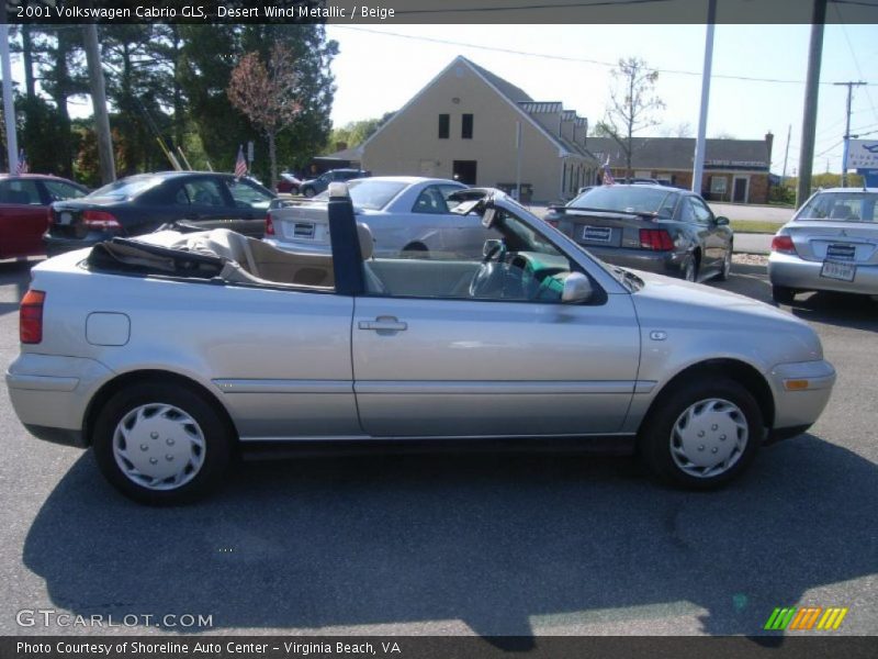 Desert Wind Metallic / Beige 2001 Volkswagen Cabrio GLS