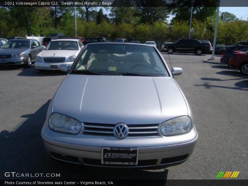 Desert Wind Metallic / Beige 2001 Volkswagen Cabrio GLS