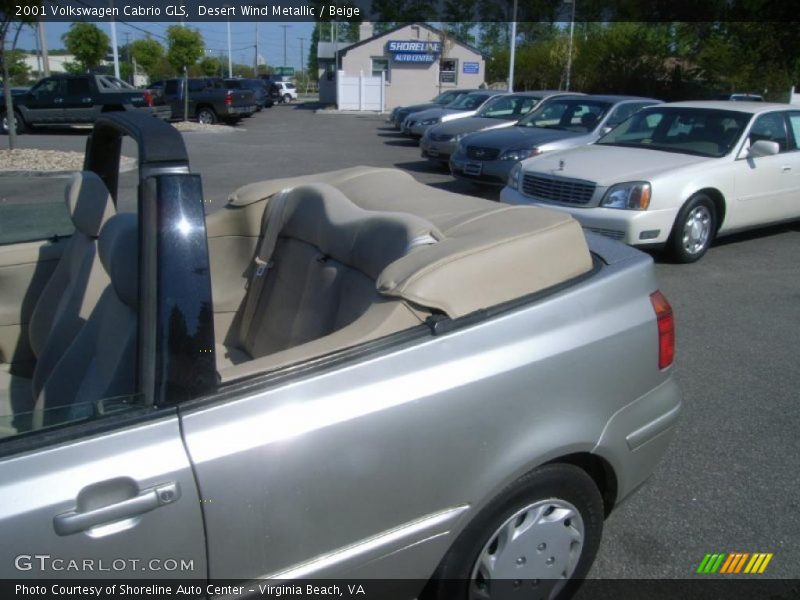 Desert Wind Metallic / Beige 2001 Volkswagen Cabrio GLS