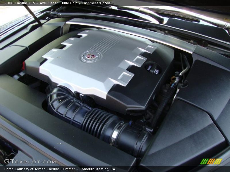 Blue Chip / Cashmere/Cocoa 2008 Cadillac CTS 4 AWD Sedan