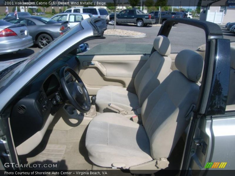 Desert Wind Metallic / Beige 2001 Volkswagen Cabrio GLS