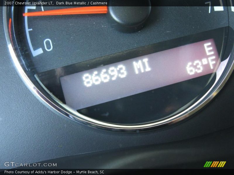 Dark Blue Metallic / Cashmere 2007 Chevrolet Uplander LT