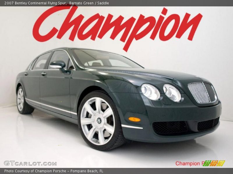 Barnato Green / Saddle 2007 Bentley Continental Flying Spur