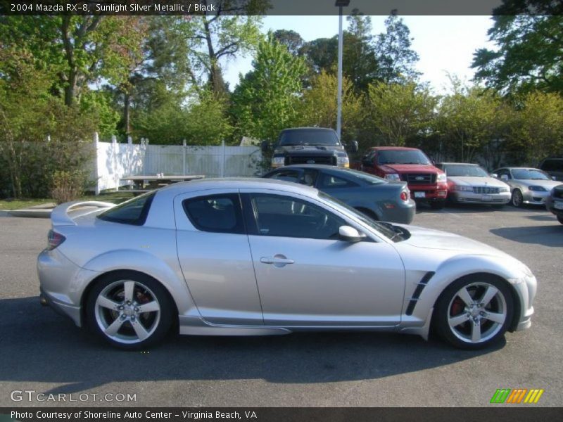 Sunlight Silver Metallic / Black 2004 Mazda RX-8