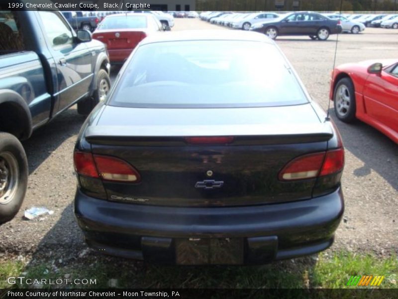 Black / Graphite 1999 Chevrolet Cavalier Coupe