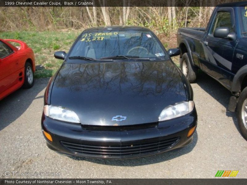 Black / Graphite 1999 Chevrolet Cavalier Coupe