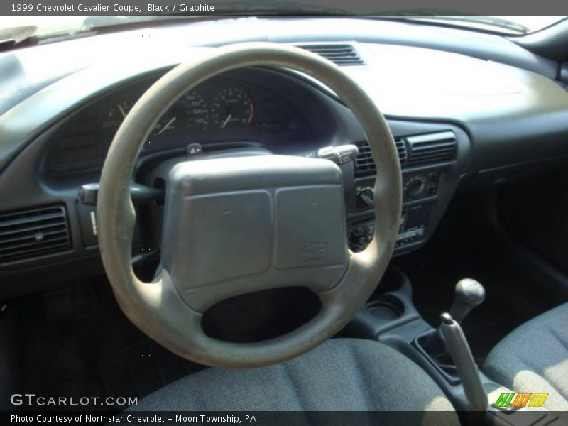 Black / Graphite 1999 Chevrolet Cavalier Coupe