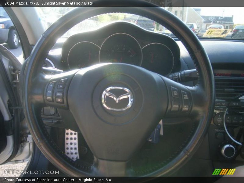 Sunlight Silver Metallic / Black 2004 Mazda RX-8