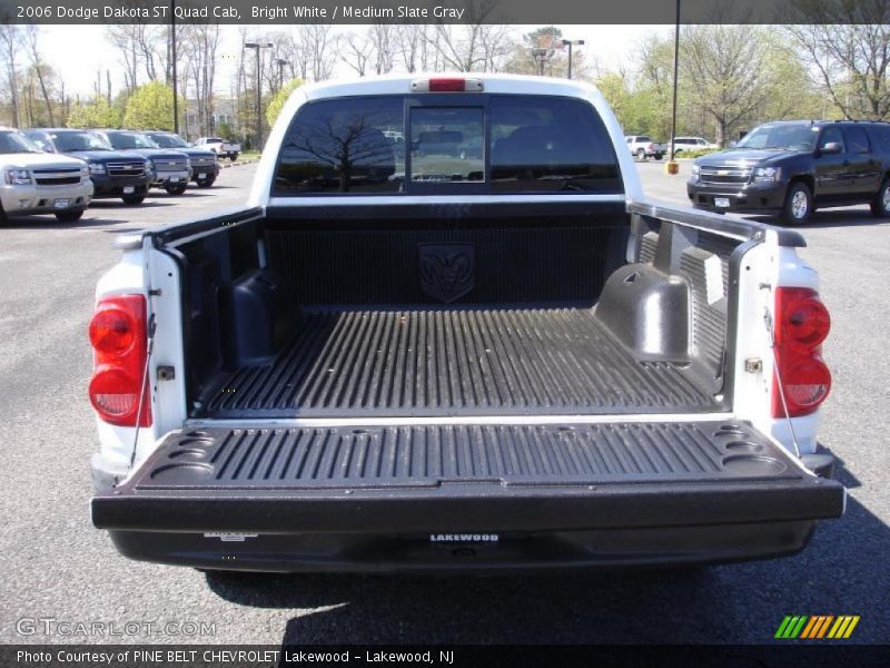 Bright White / Medium Slate Gray 2006 Dodge Dakota ST Quad Cab