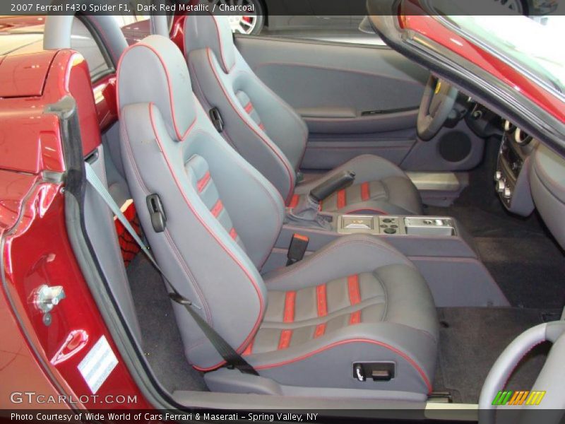  2007 F430 Spider F1 Charcoal Interior