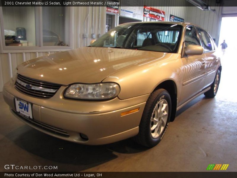 Light Driftwood Metallic / Neutral 2001 Chevrolet Malibu LS Sedan