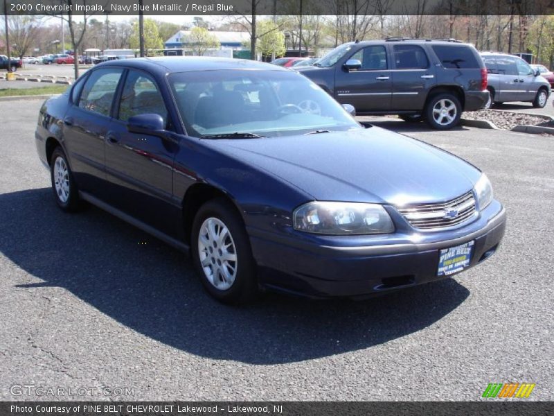 Navy Blue Metallic / Regal Blue 2000 Chevrolet Impala