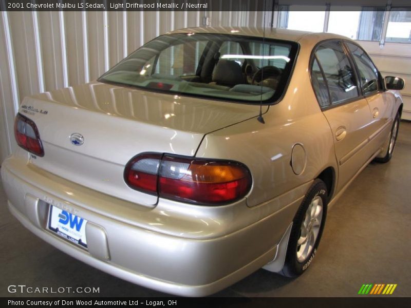 Light Driftwood Metallic / Neutral 2001 Chevrolet Malibu LS Sedan
