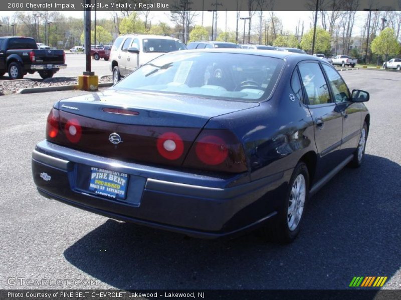 Navy Blue Metallic / Regal Blue 2000 Chevrolet Impala