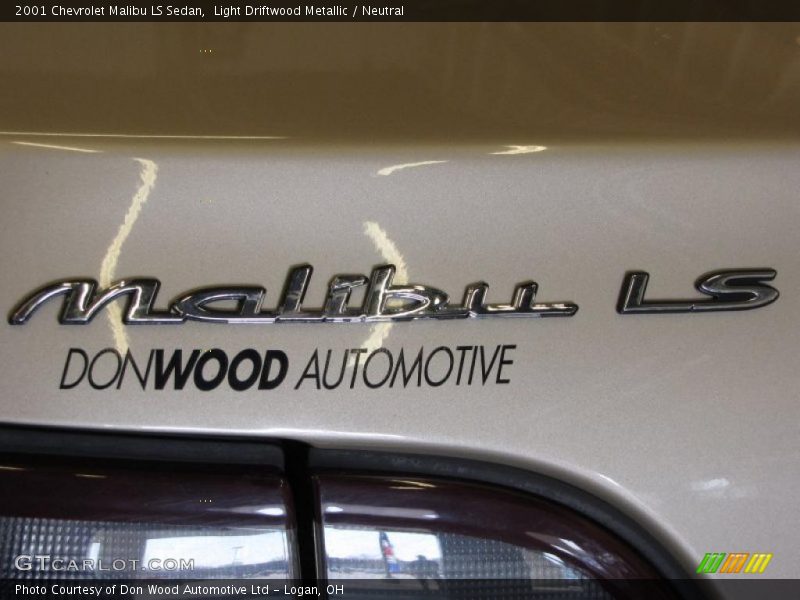 Light Driftwood Metallic / Neutral 2001 Chevrolet Malibu LS Sedan