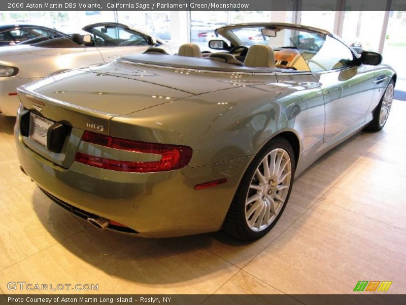 California Sage / Parliament Green/Moonshadow 2006 Aston Martin DB9 Volante