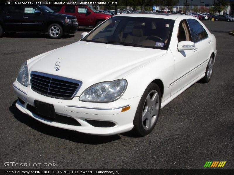 Alabaster White / Java 2003 Mercedes-Benz S 430 4Matic Sedan