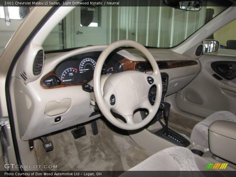 Light Driftwood Metallic / Neutral 2001 Chevrolet Malibu LS Sedan