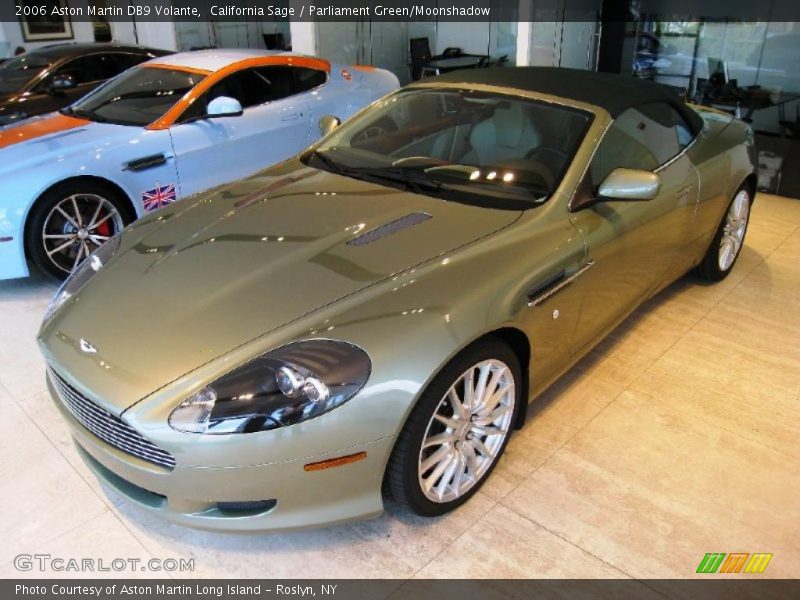 California Sage / Parliament Green/Moonshadow 2006 Aston Martin DB9 Volante