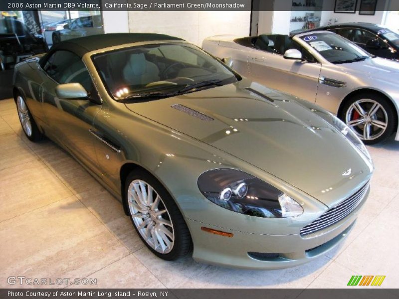 California Sage / Parliament Green/Moonshadow 2006 Aston Martin DB9 Volante