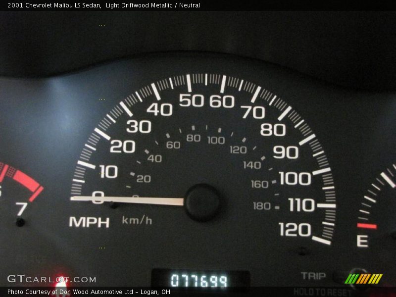 Light Driftwood Metallic / Neutral 2001 Chevrolet Malibu LS Sedan